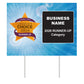 Double-Sided Yard Sign w/ Stake